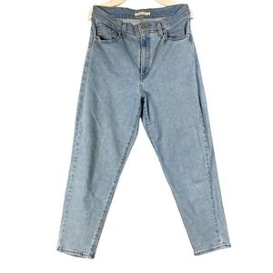 Levi's Womens 90s Retro High Waisted Mom Jeans 31 Light Wash Blue Tapered Leg